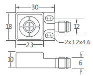 F18S方形接近開關(插件式）