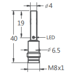 D4超小型接近開關插件式